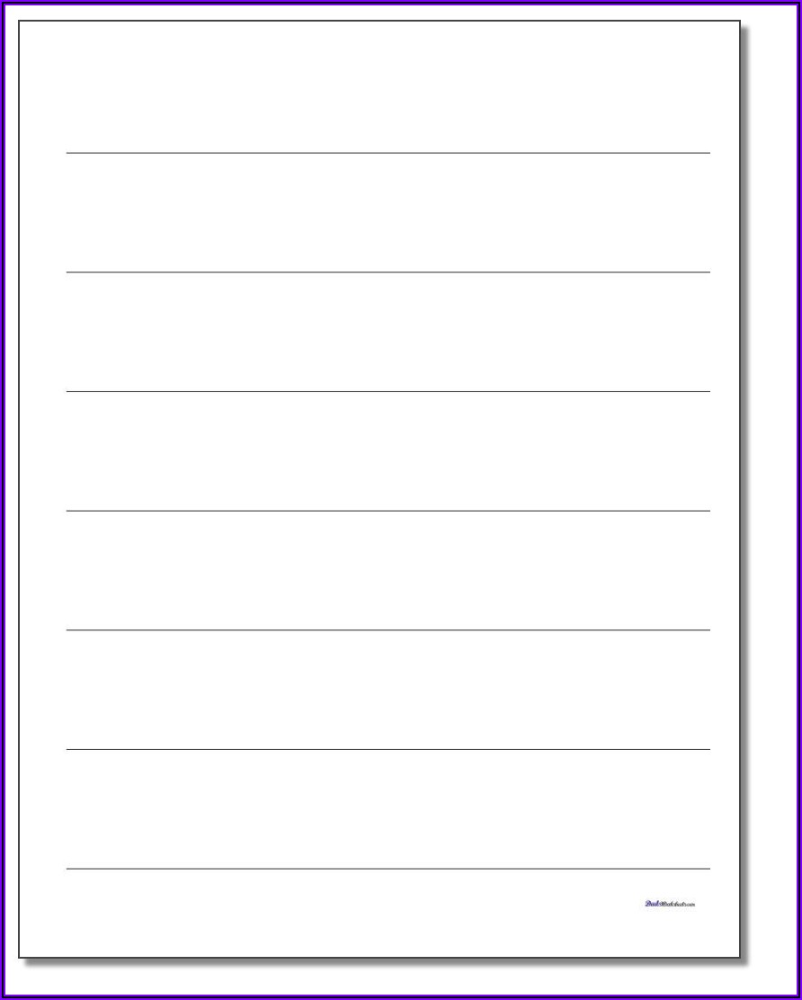Word Template Notebook Lined Paper