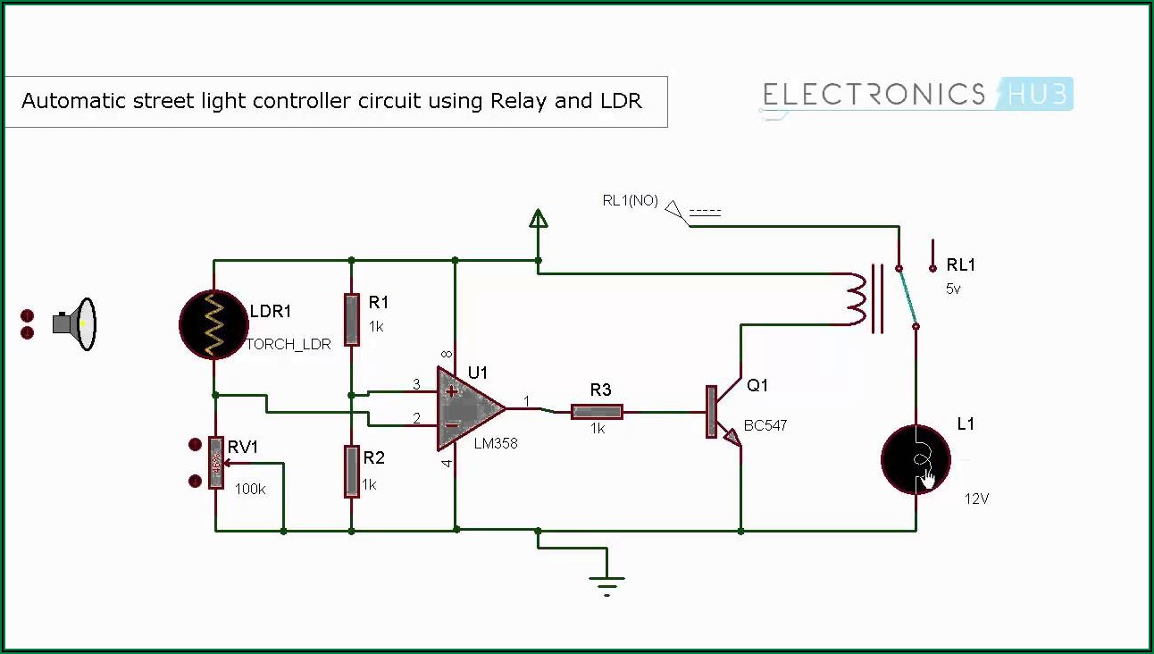 12v Ldr Relay Circuit Diagram