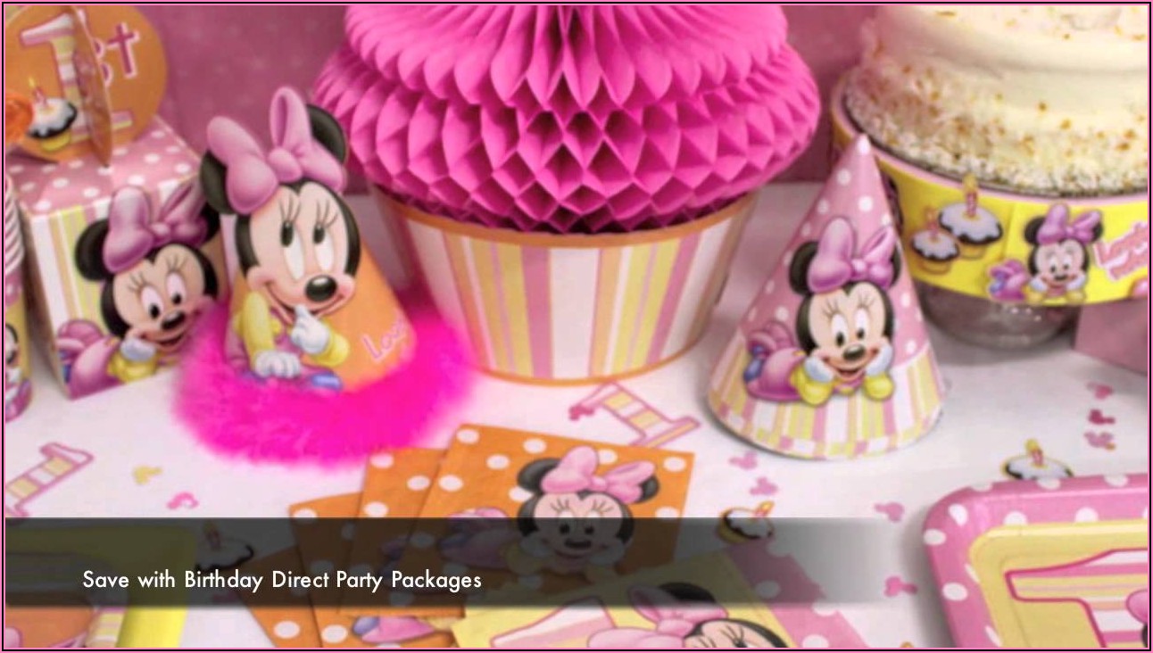 Baby Minnie Mouse 1st Birthday Party Ideas