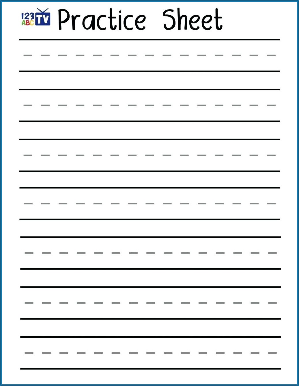 Cursive Handwriting Worksheet Maker Free Download