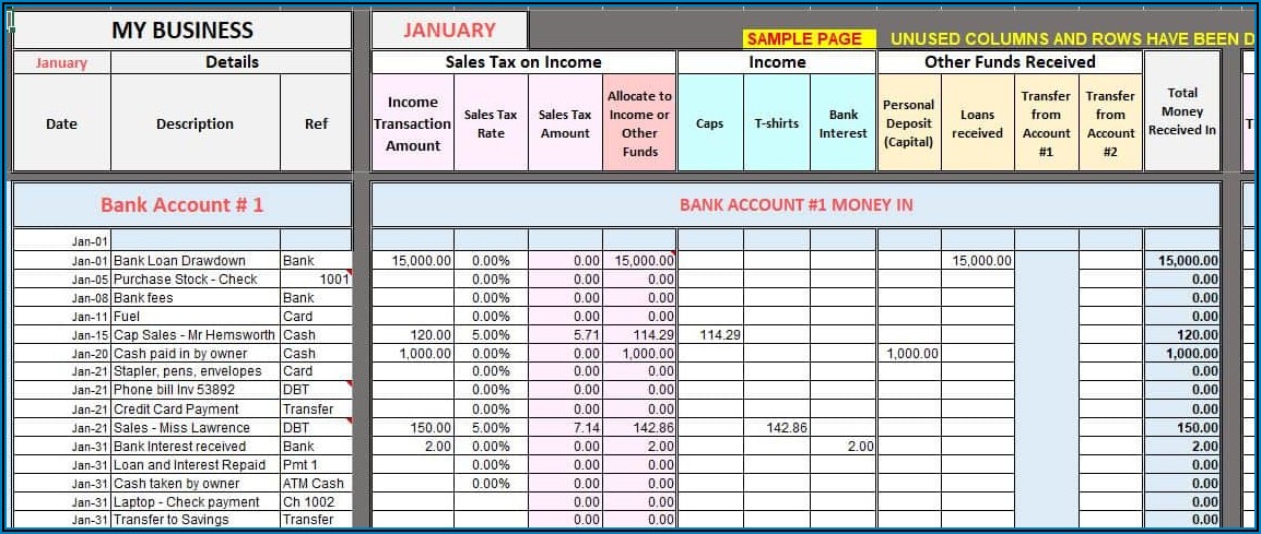 Excel Accounting Templates Free Download