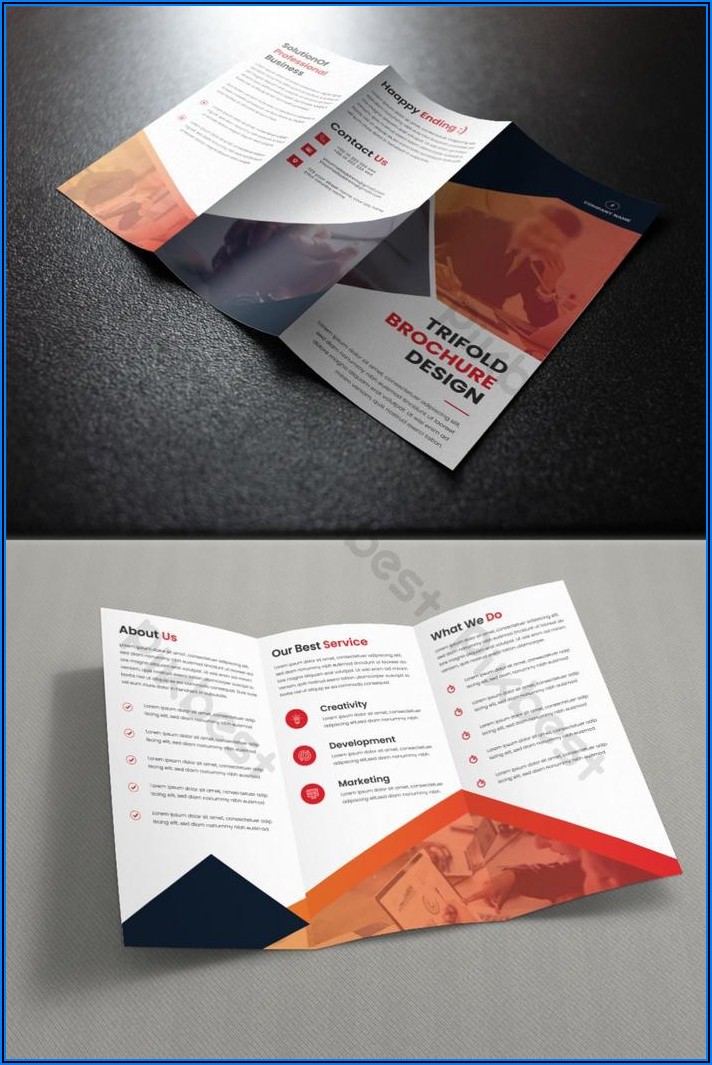 Free Tri Fold Brochure Template Ai