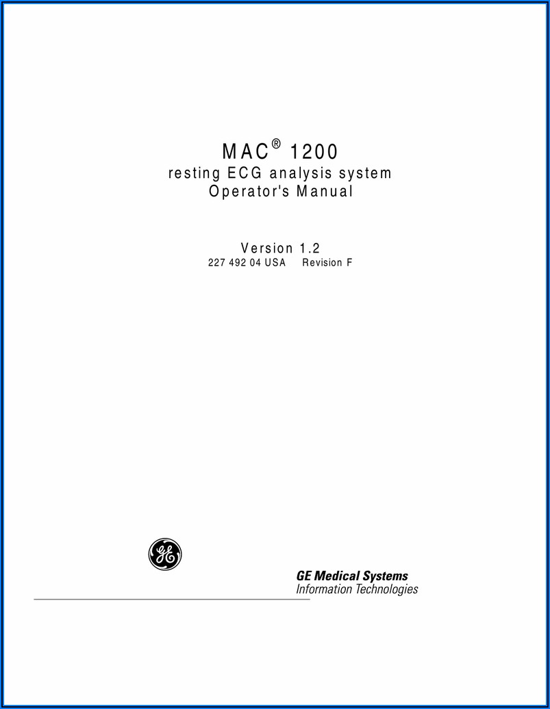 Ge Mac 1200 Brochure