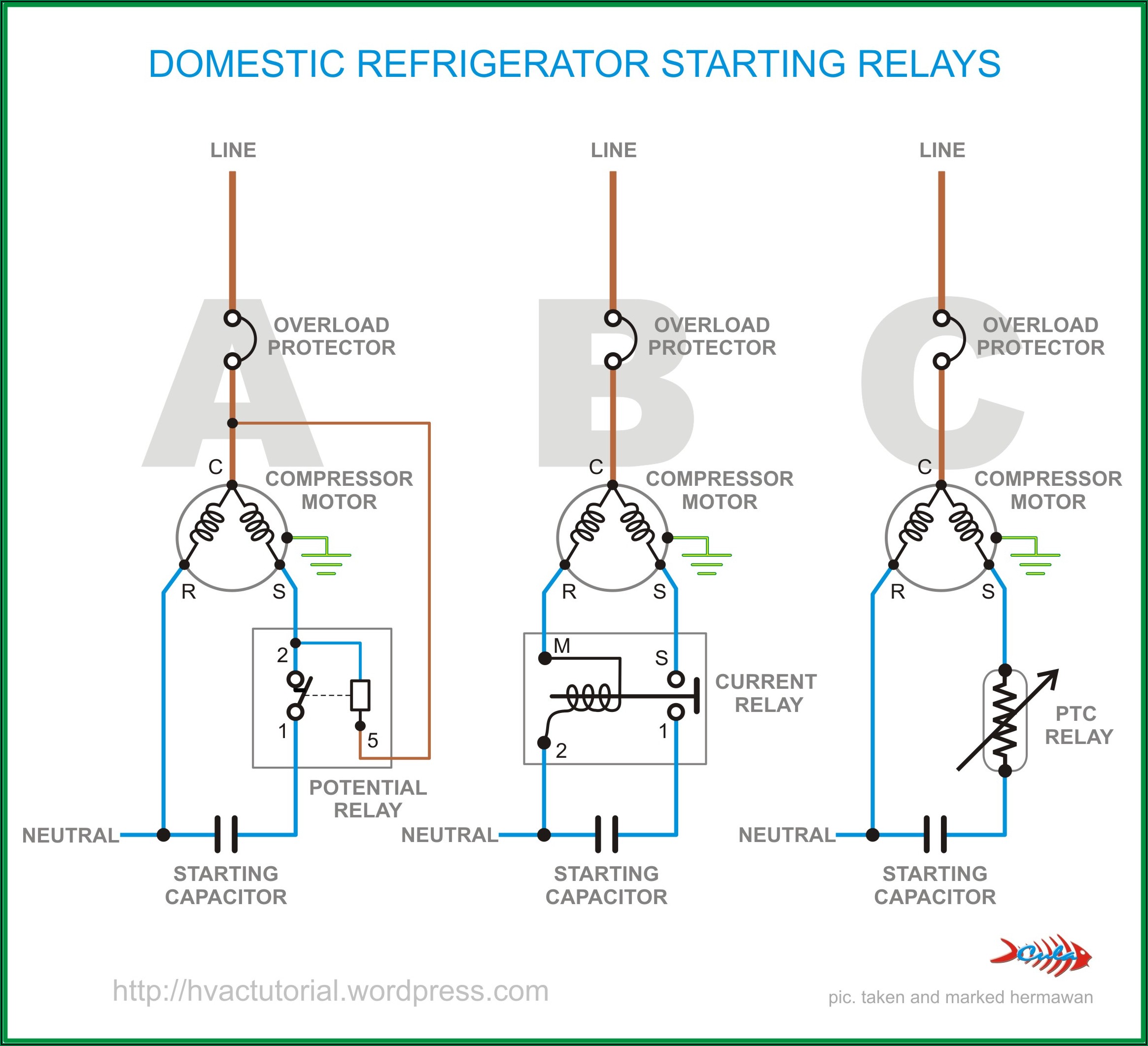 Ge Refrigerator Compressor Wiring Diagram