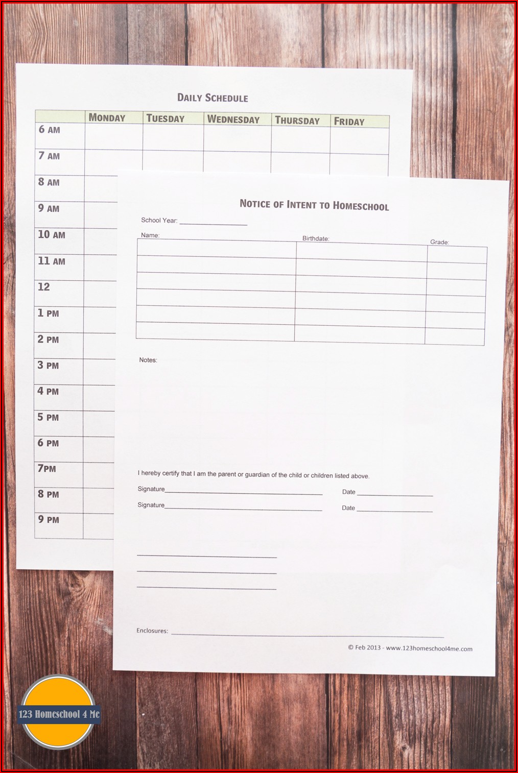 Letter Of Intent To Homeschool Template