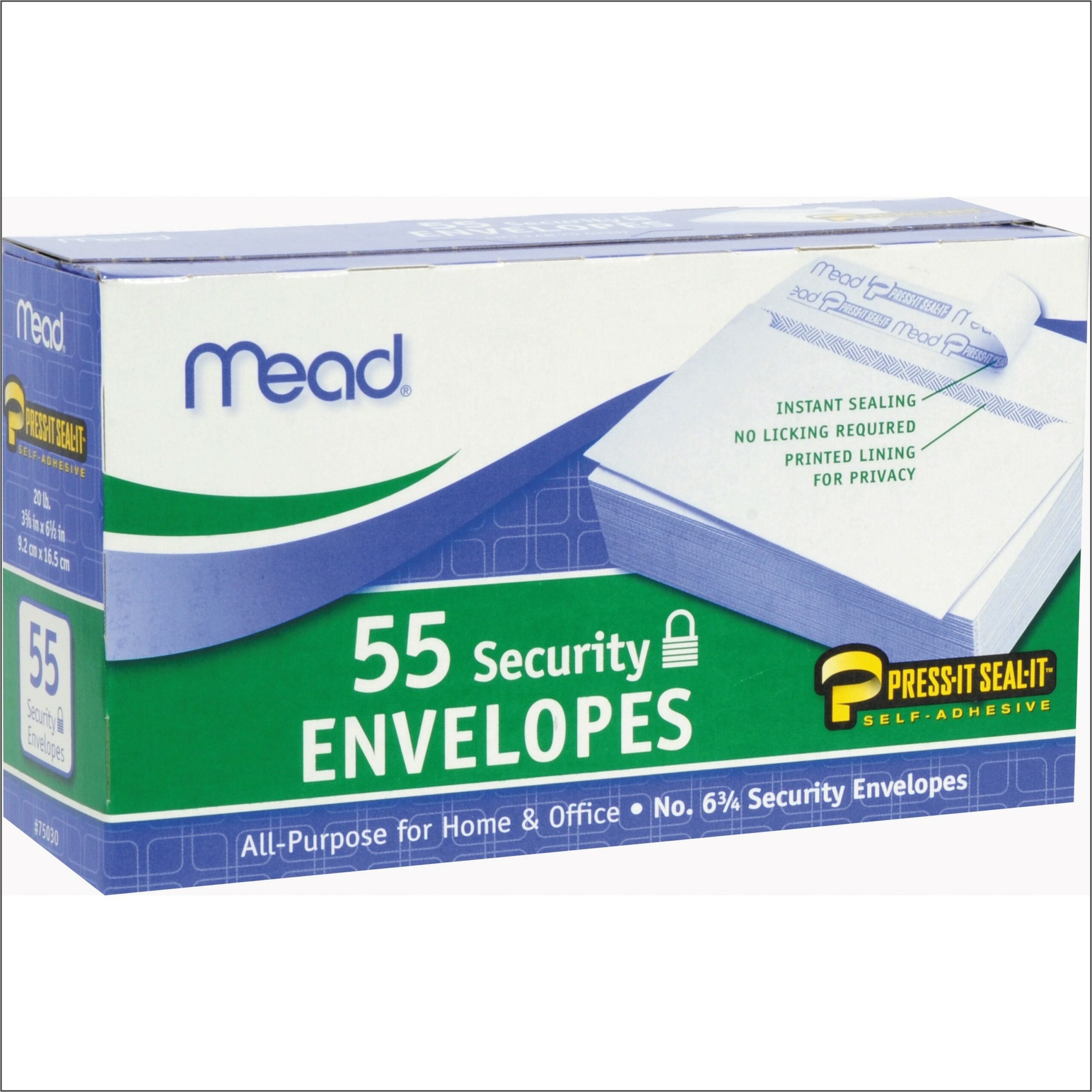 Mead Press It Seal It Envelopes