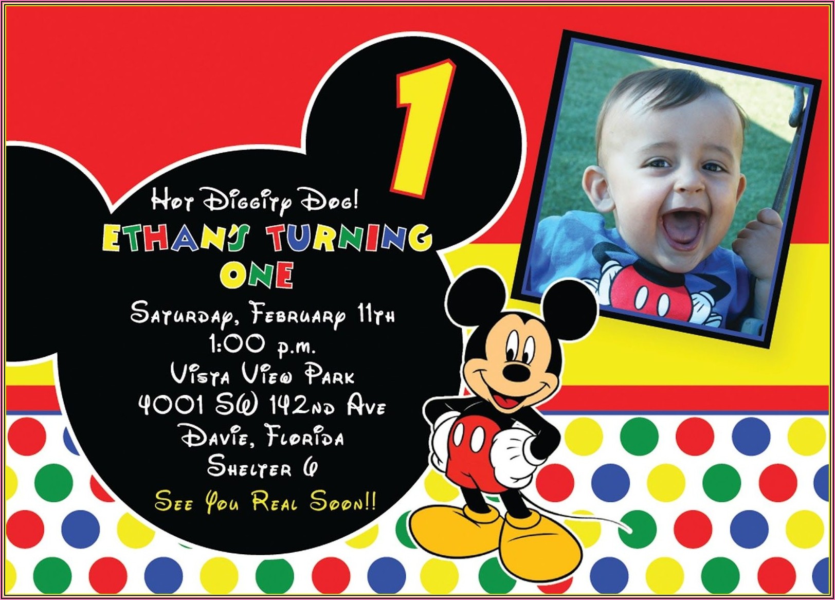 Mickey Mouse Clubhouse Printables Invitation Free