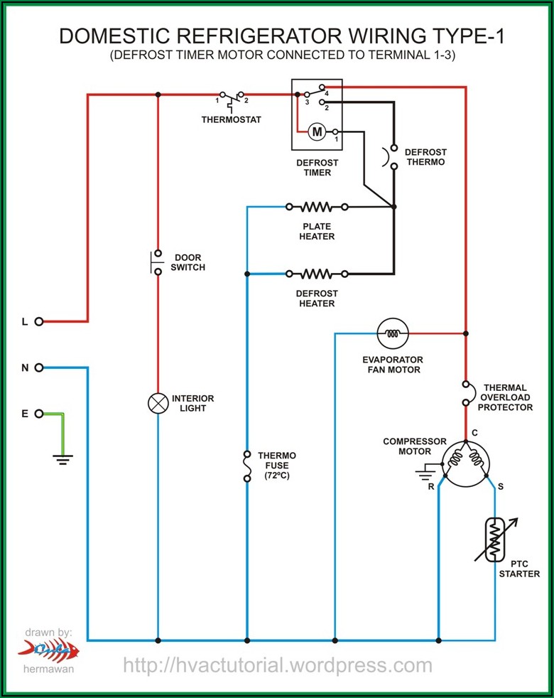 Panasonic Refrigerator Compressor Wiring Diagram