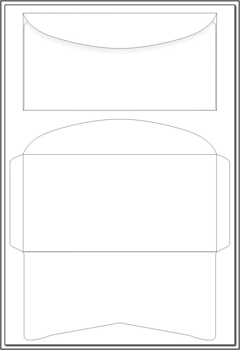 Template For Addressing Envelopes By Hand