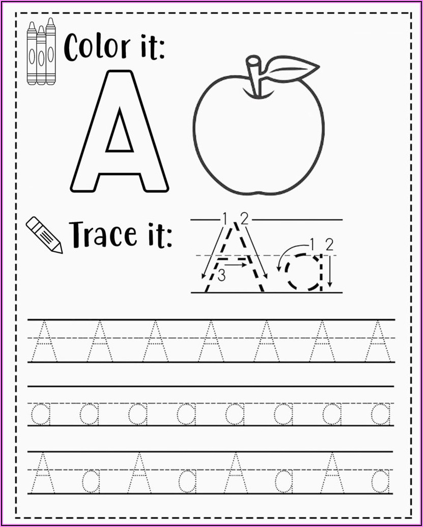 Abc Trace Letters Free Printable