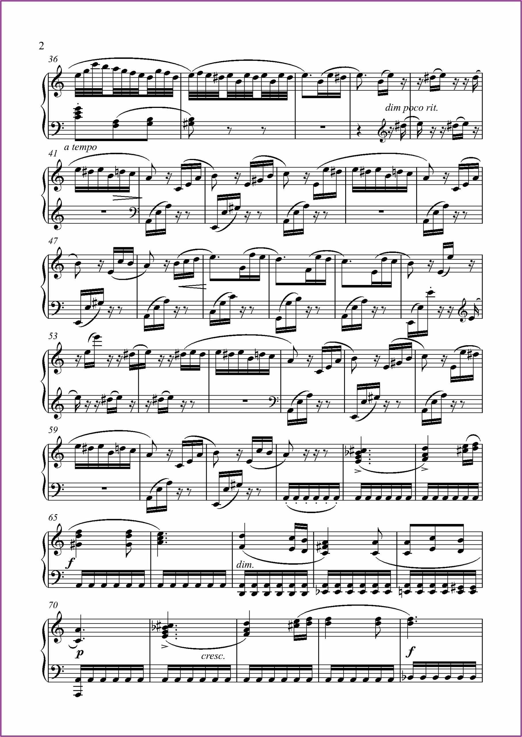 Beethoven Fur Elise Piano Notes Free Download