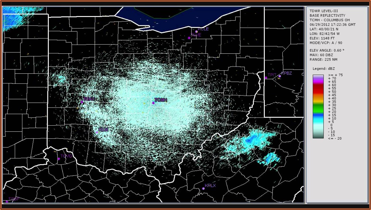 Columbus Ohio Weather Doppler Radar
