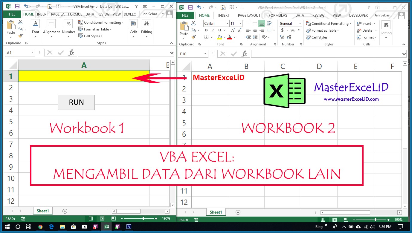 Excel Vba Read Cell From Another Workbook
