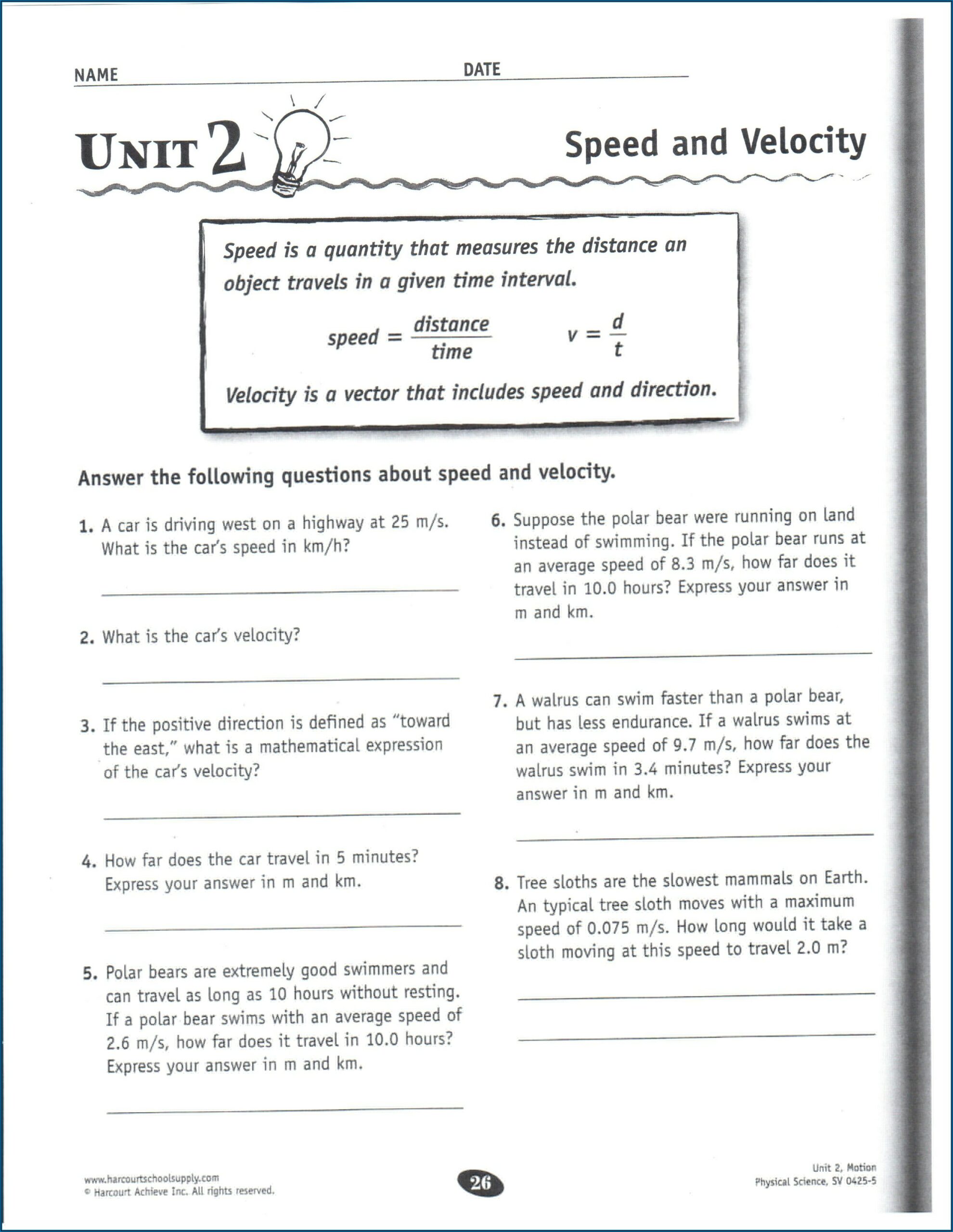 Free Printable Worksheets For Grade 5 Science
