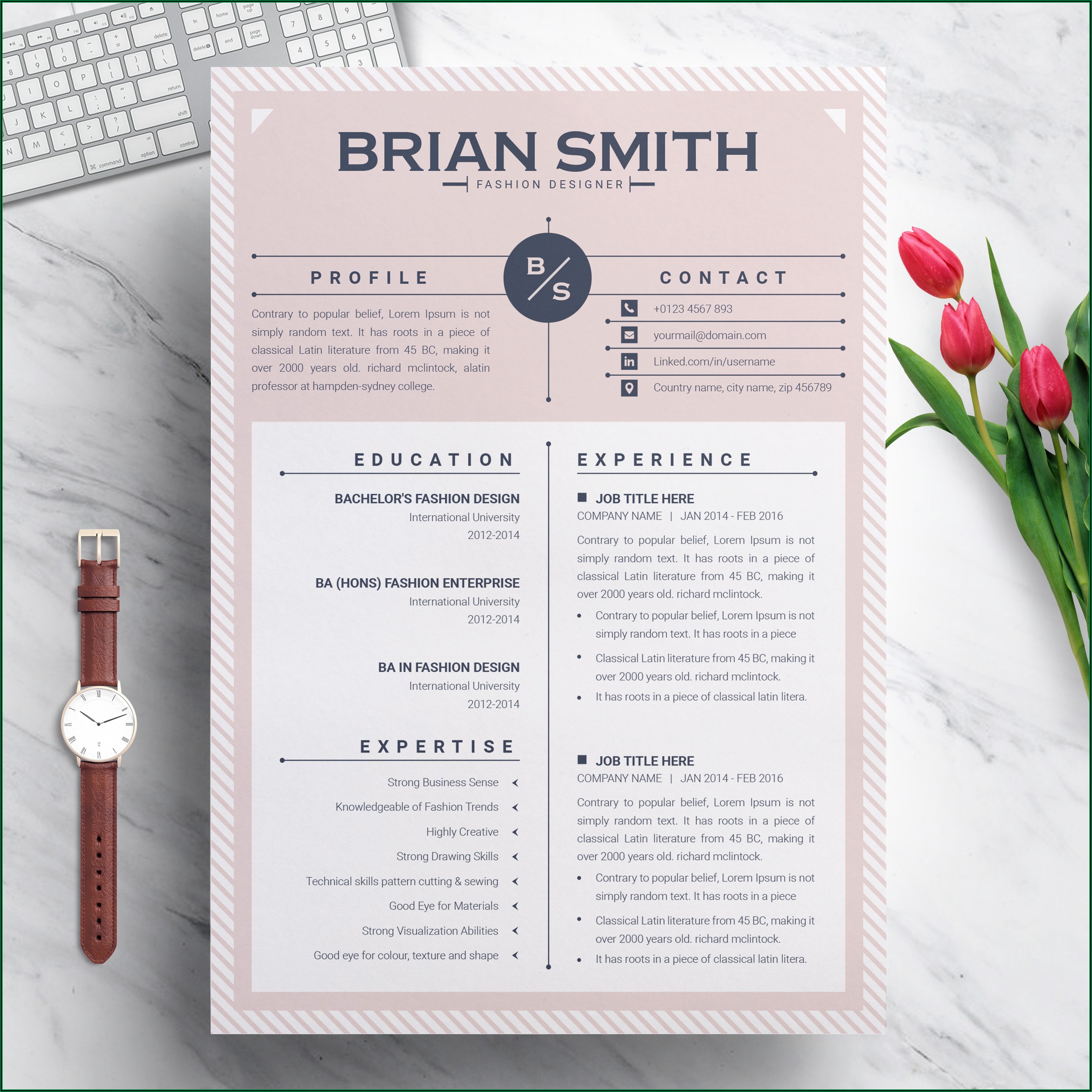 Free Templates For Professional Resume