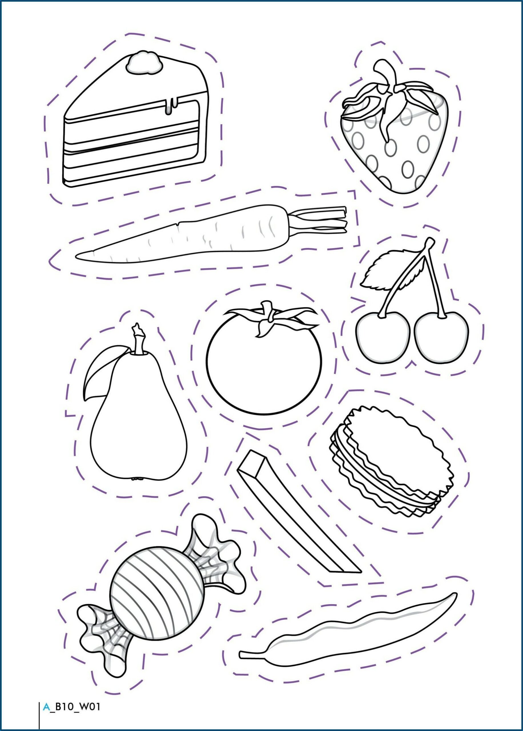 Healthy And Unhealthy Food Worksheet For Kindergarten