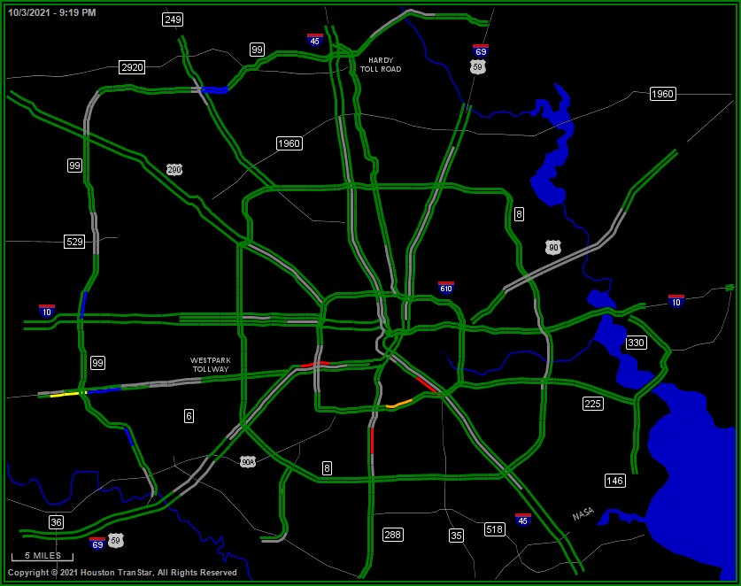Houston Transtar Traffic Map Mobile