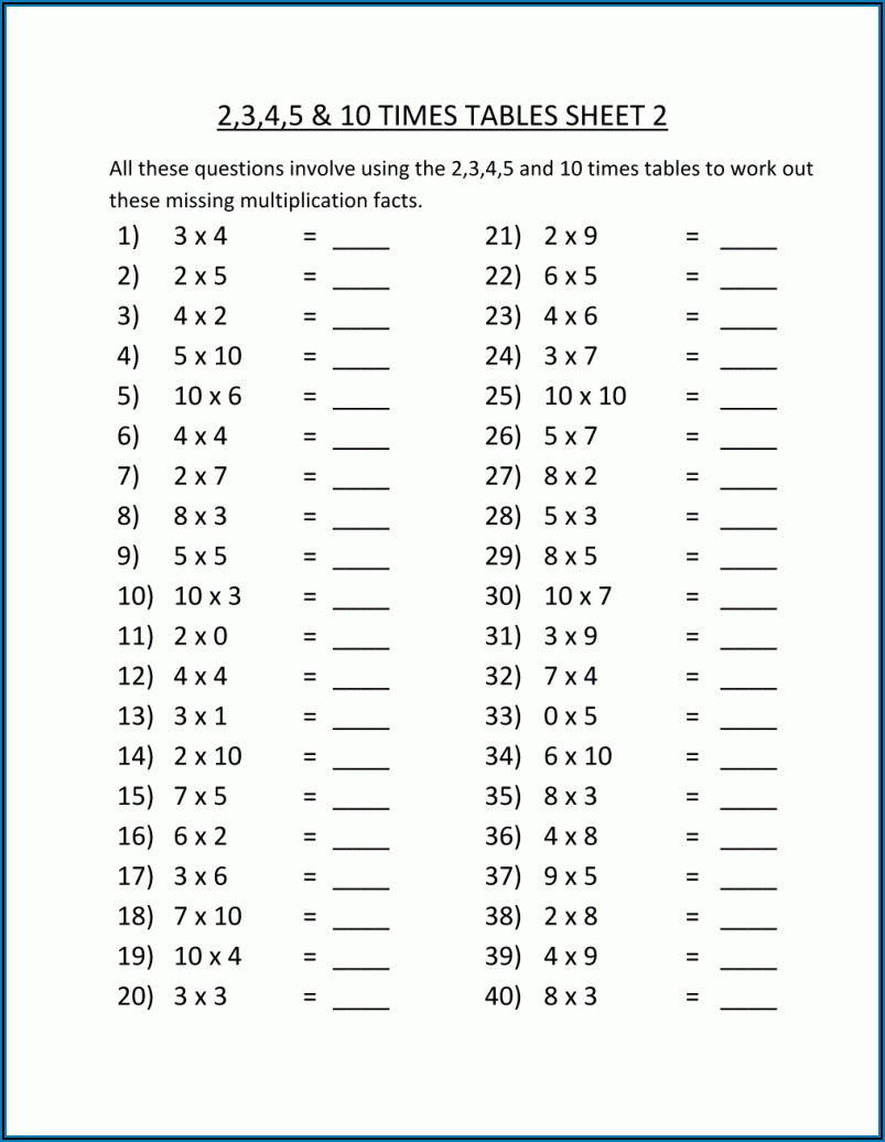 Math Worksheet 3rd Grade Pdf