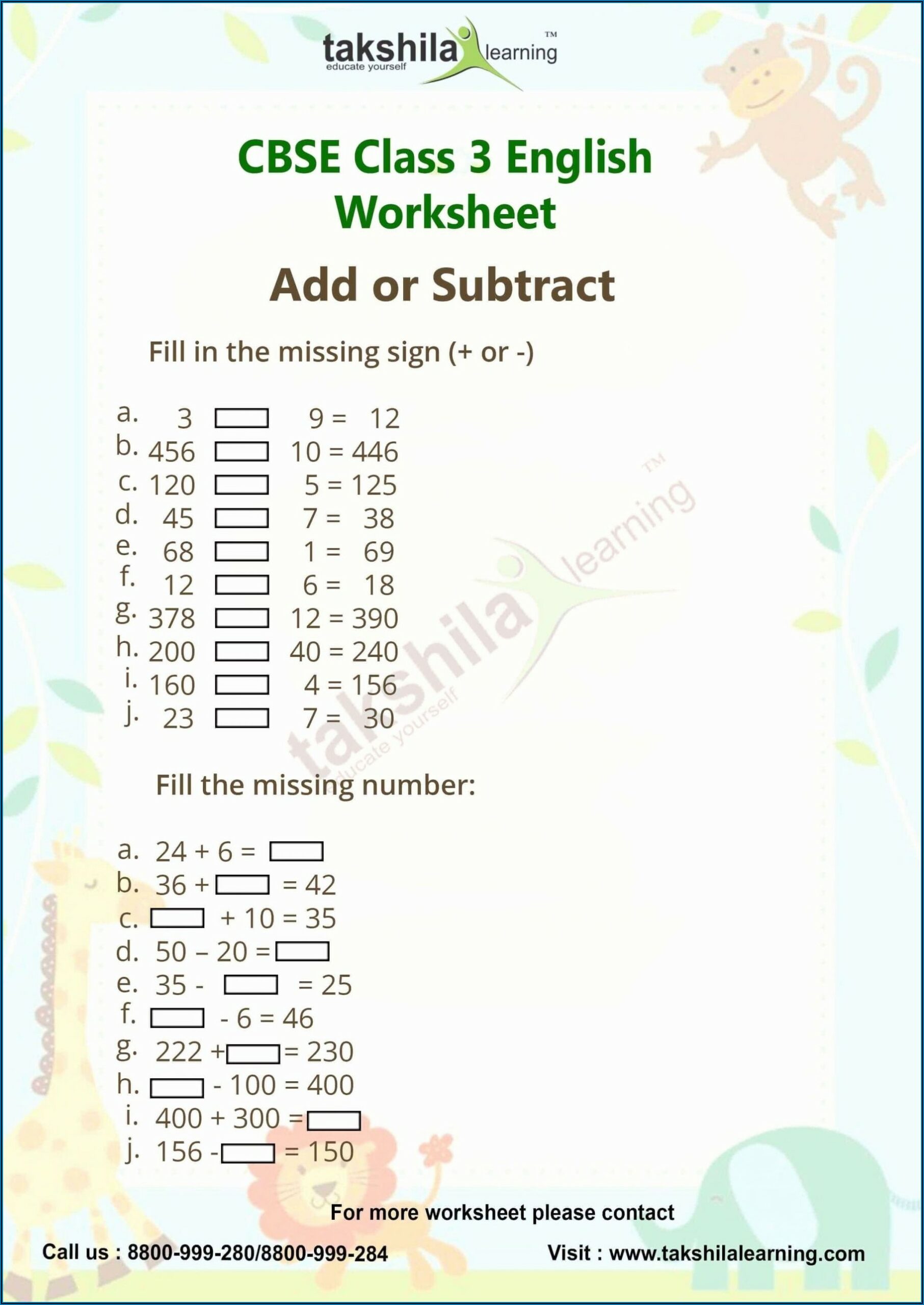 Mental Math Addition Worksheets Grade 4