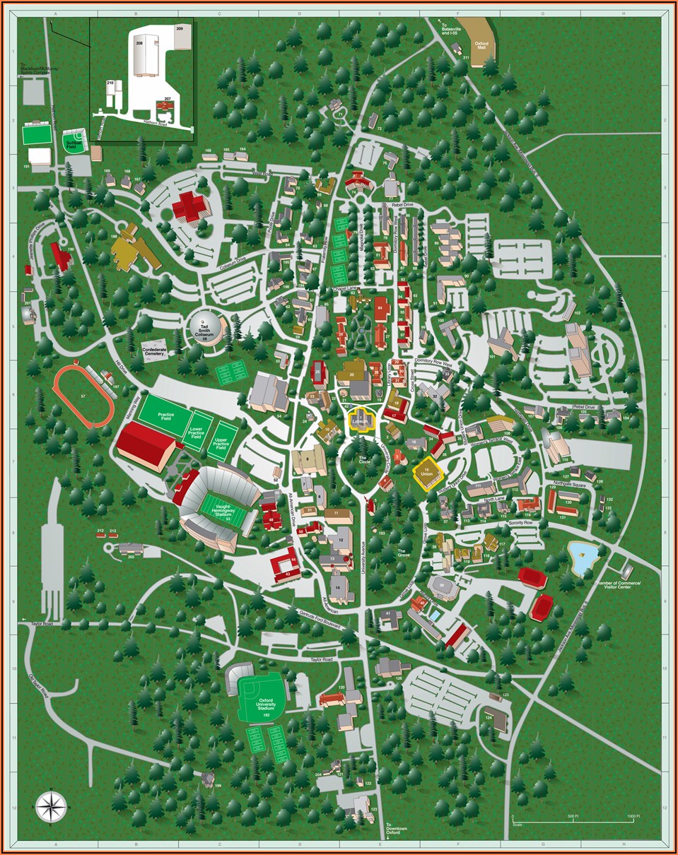 Ole Miss Campus Map App