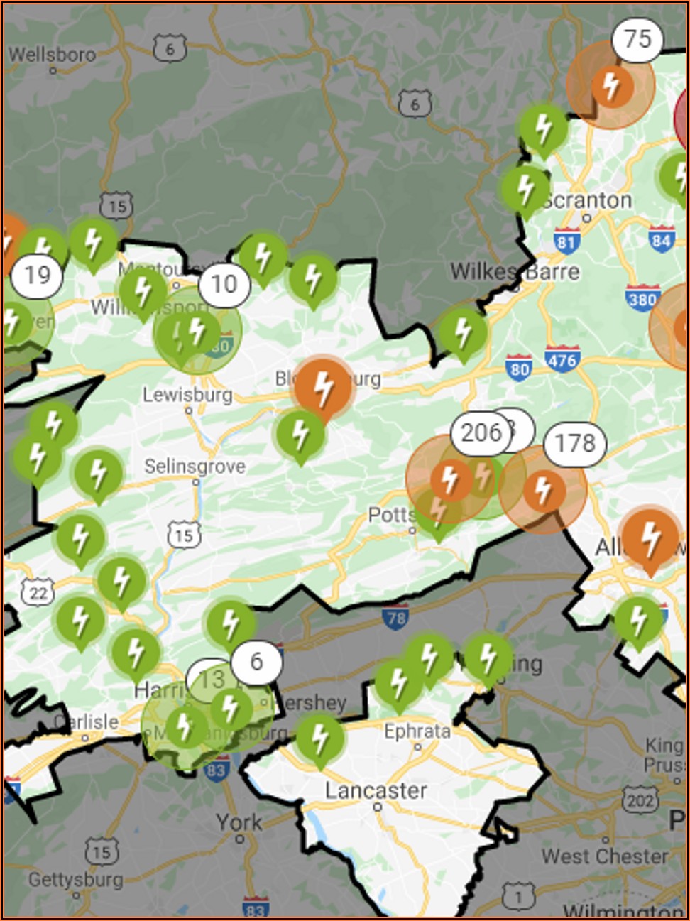 Ppl Power Outage Map Lancaster County