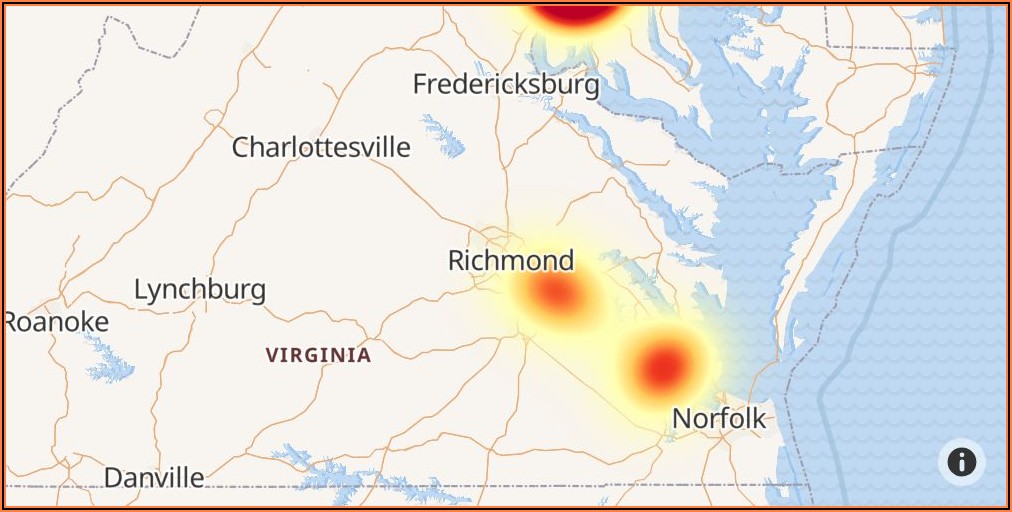 Richmond Virginia Power Outage Map