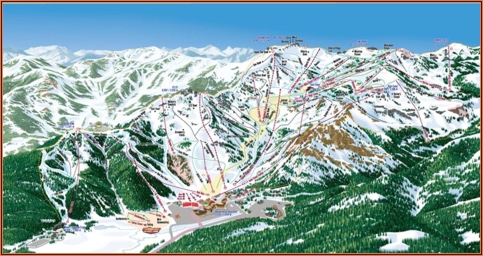 Squaw Valley Ski Resort Village Map