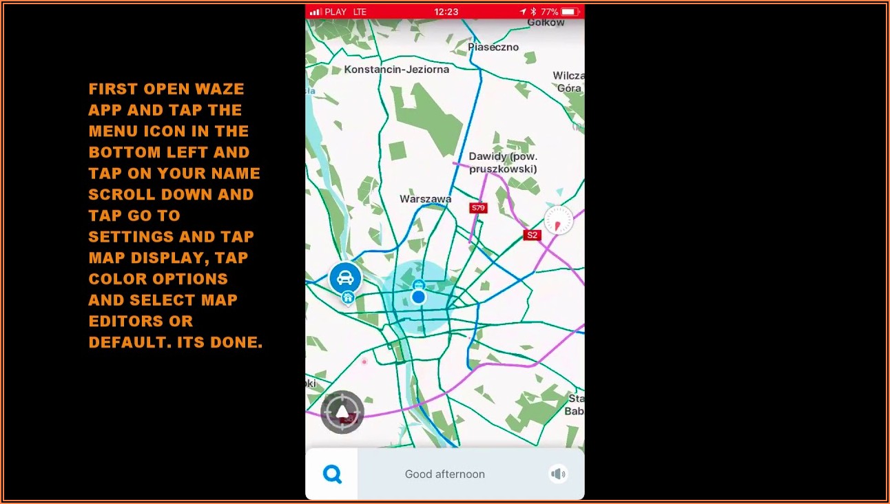 Waze Map Editor Color