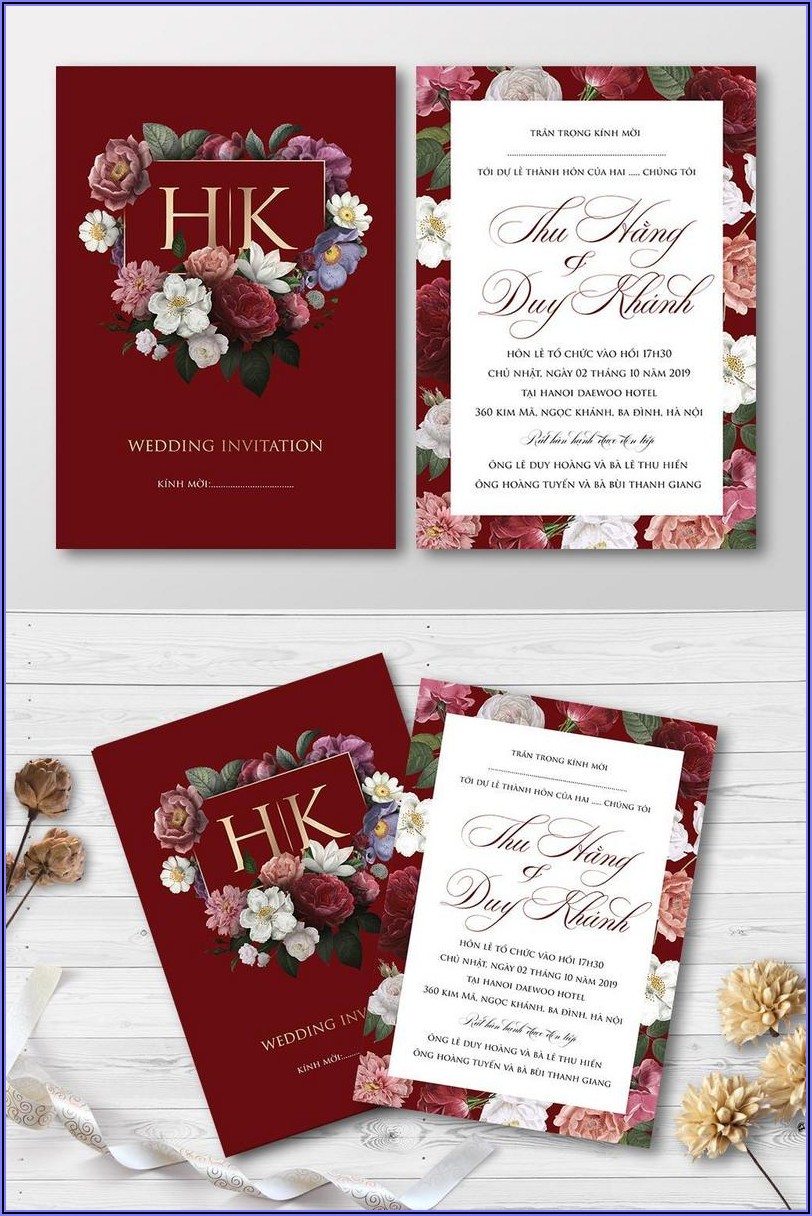 Wedding Invitation Design Templates Psd Free Download