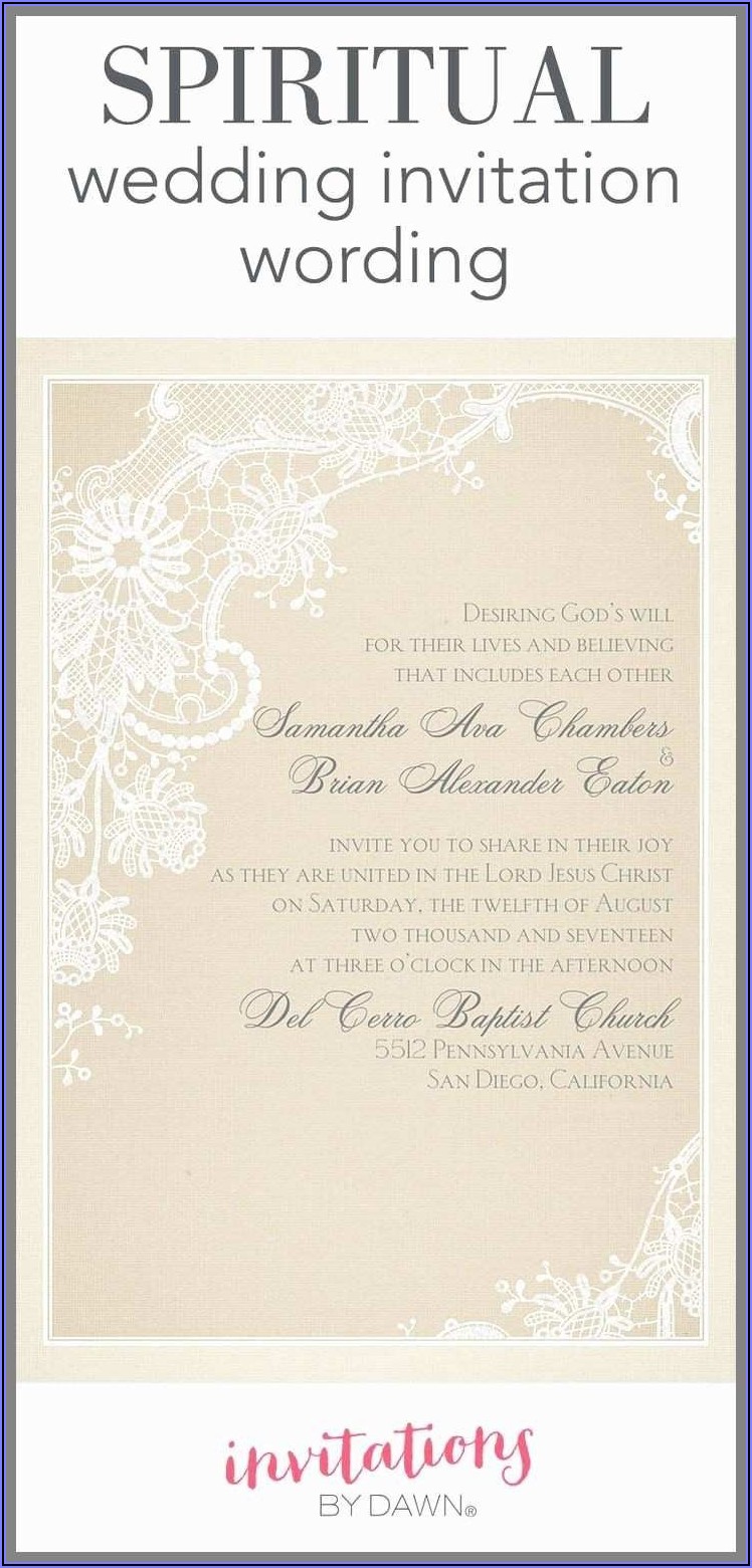 Wedding Invitation Wording For Second Marriages