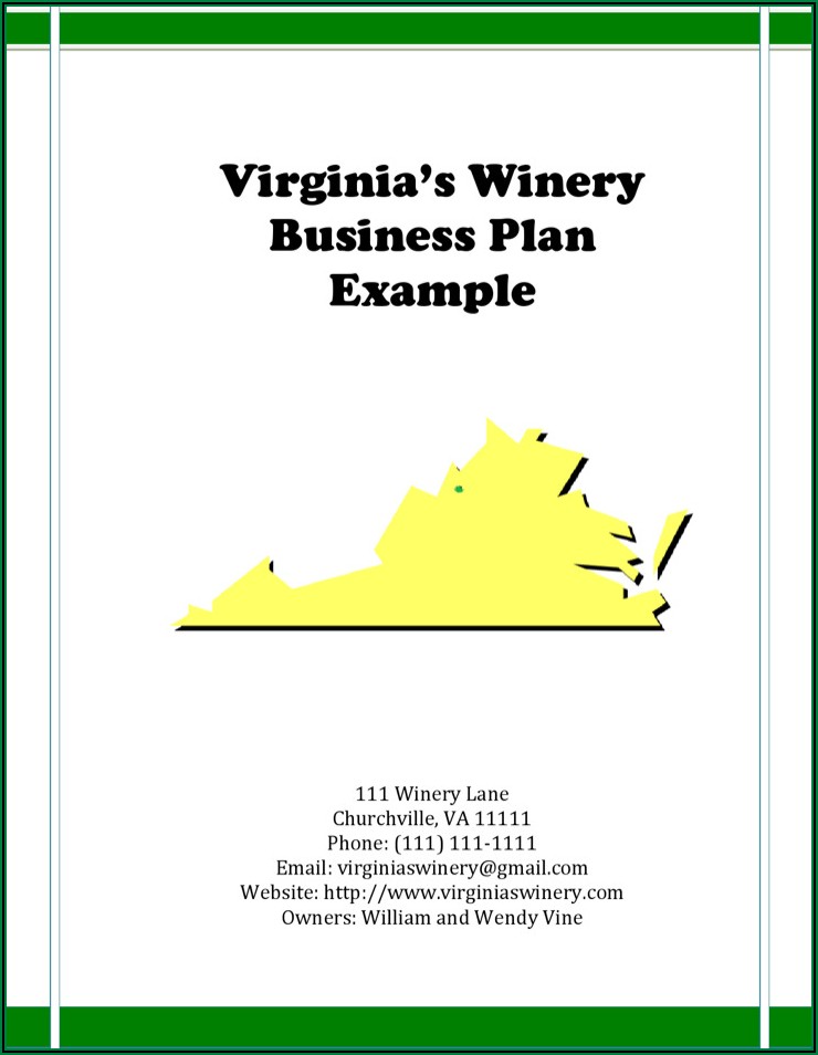 Wine Bar Business Proposal Sample