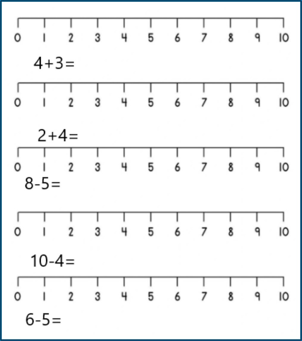 Worksheet On Number Line For Grade 6