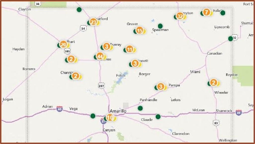 Xcel Energy Power Outage Map Amarillo Tx