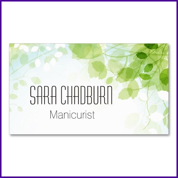 Cosmetologist Business Card Ideas