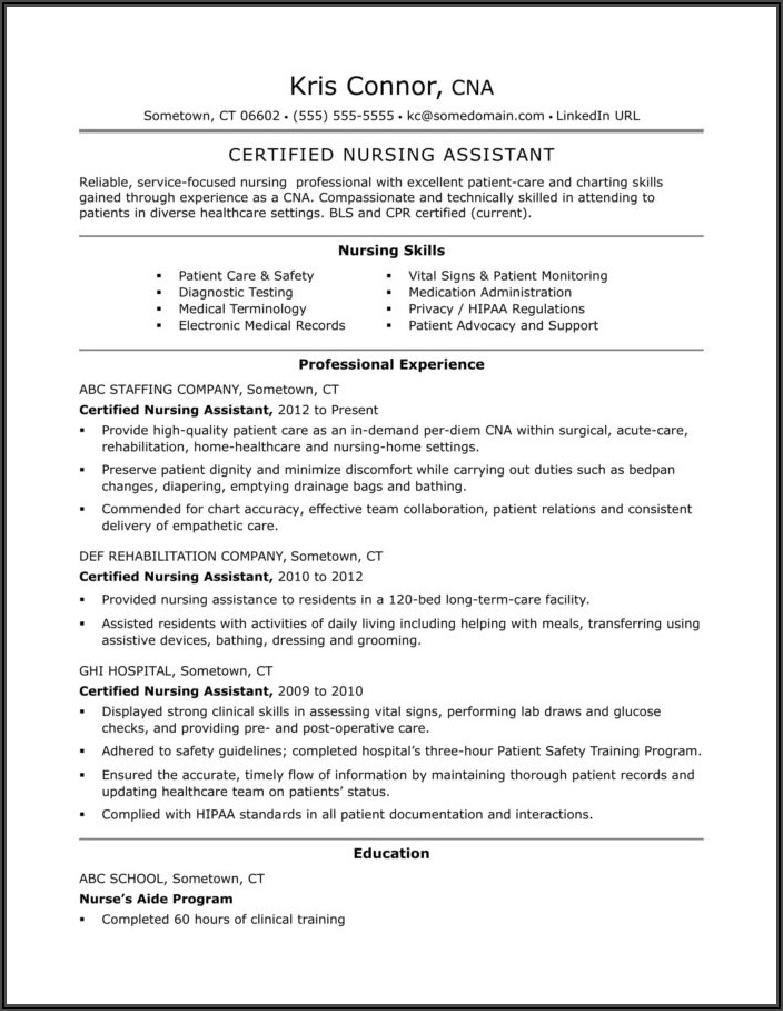 Free Resume Template For Construction Worker