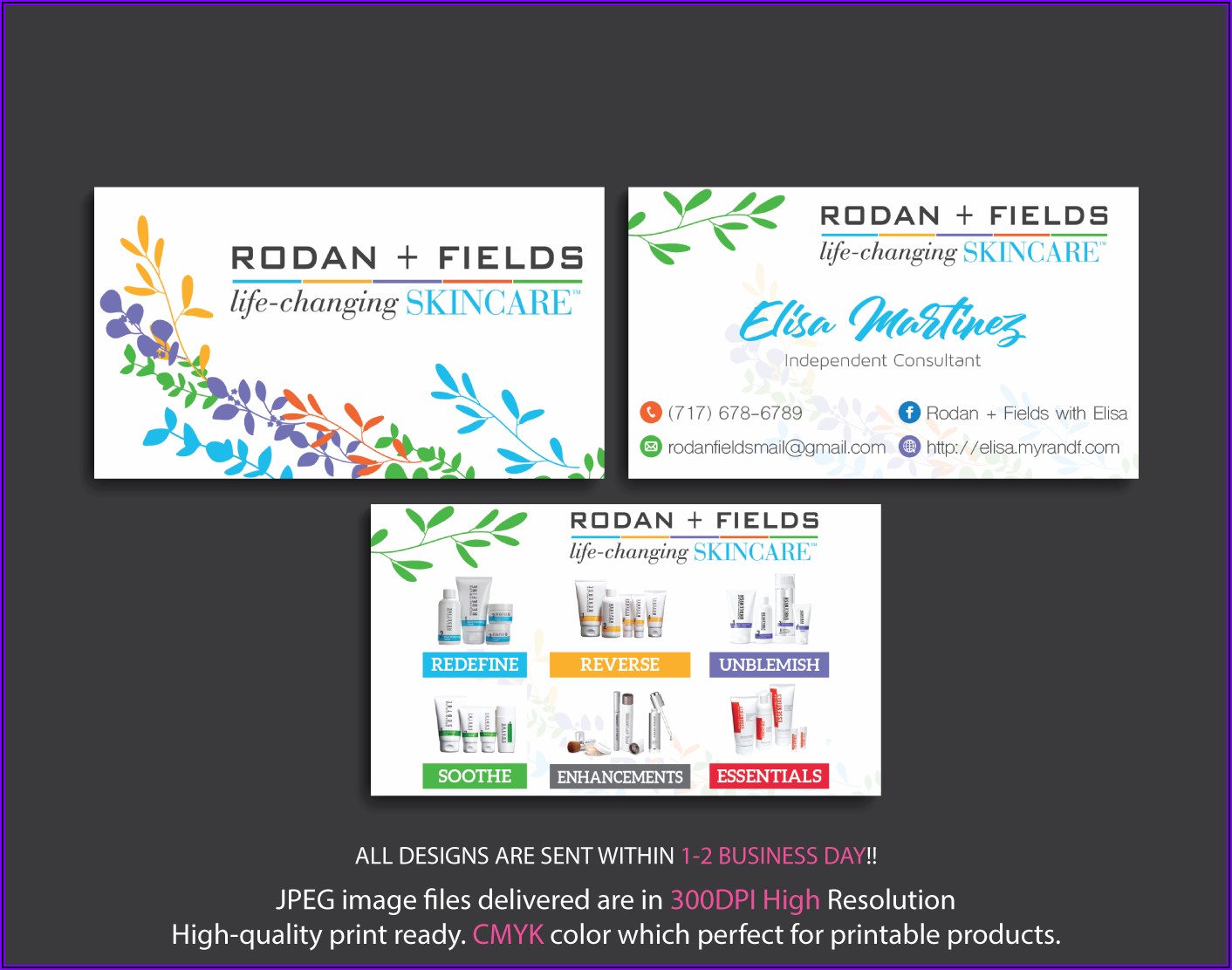 Rodan And Fields Logo For Business Cards