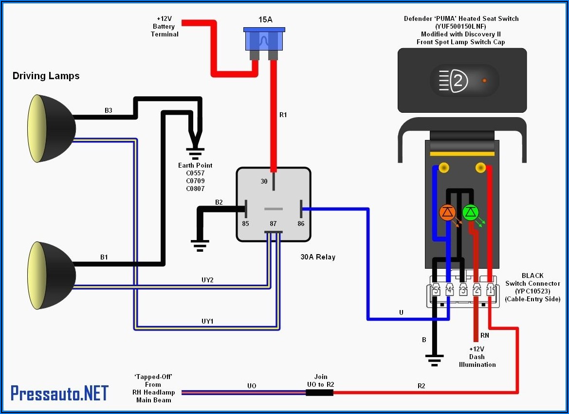 12 Volt 5 Pin Relay Wiring Diagram