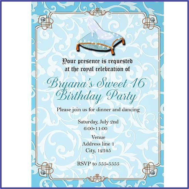 15th Birthday Party Invitation Wording