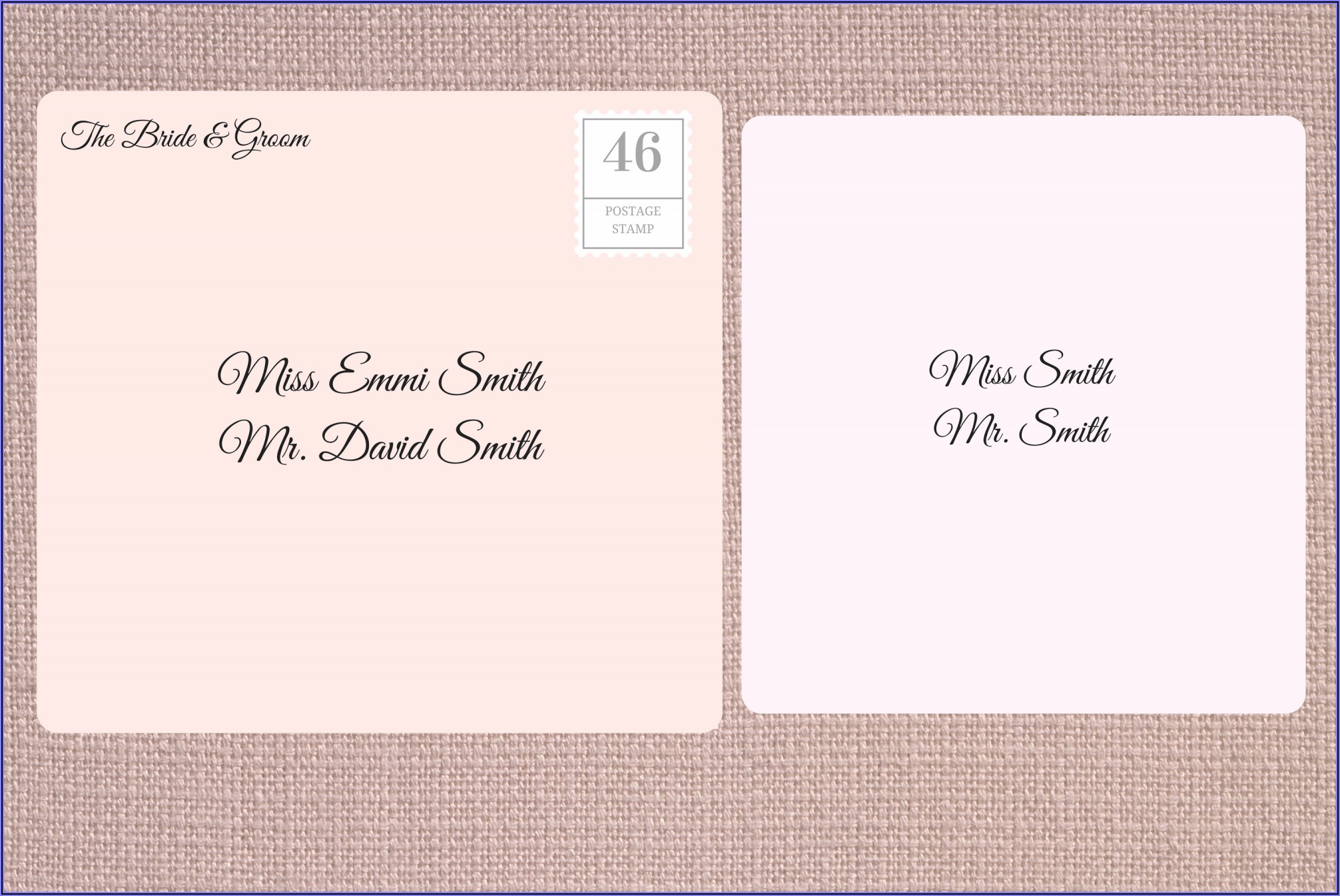 Addressing Wedding Invitations To A Family With No Inner Envelope