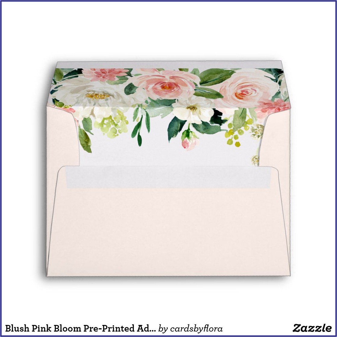 Blush Pink Envelopes 5x7
