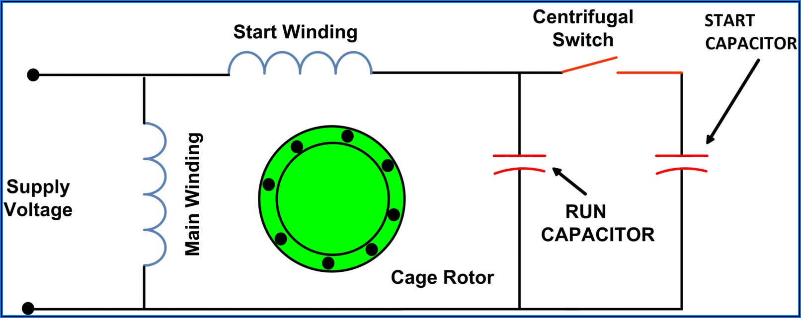 Capacitor Start Capacitor Run Motor Wiring Diagram Pdf