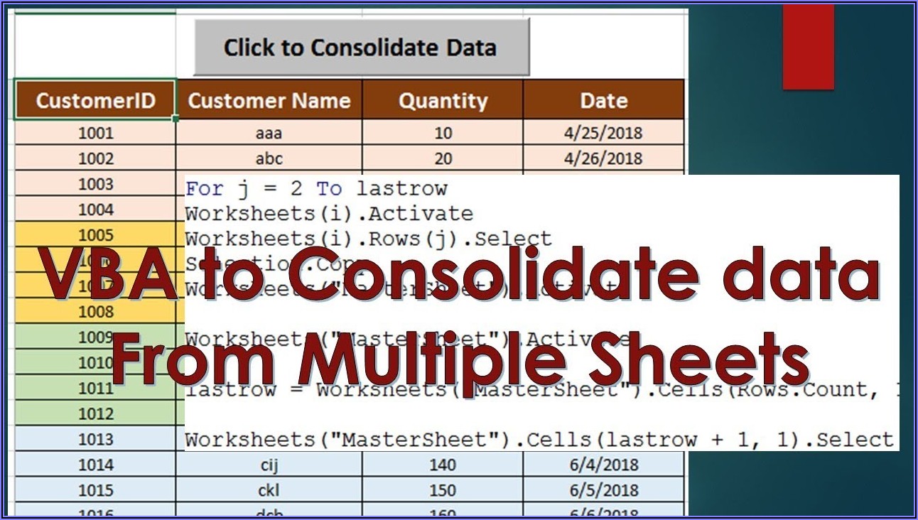 Excel Vba Sheets Example