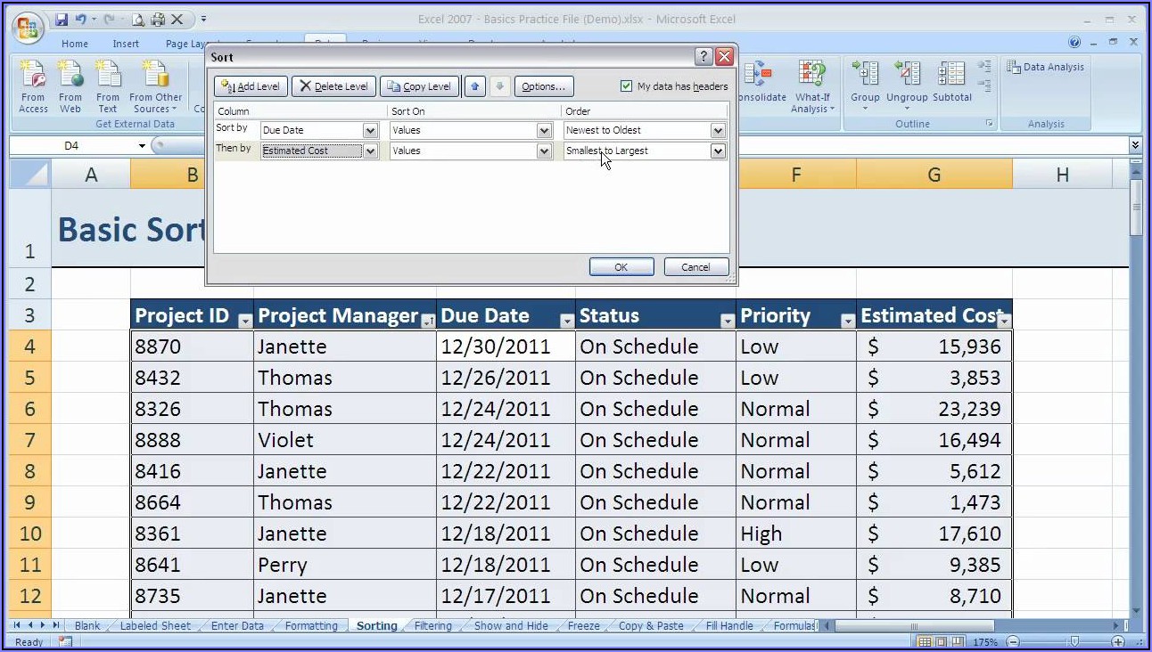 Excel Vba Sort Data Multiple Criteria Worksheet Resume Template Collections KvzoW2xz48
