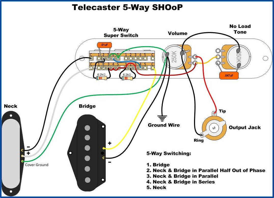 Fender Deluxe Nashville Telecaster Wiring Diagram