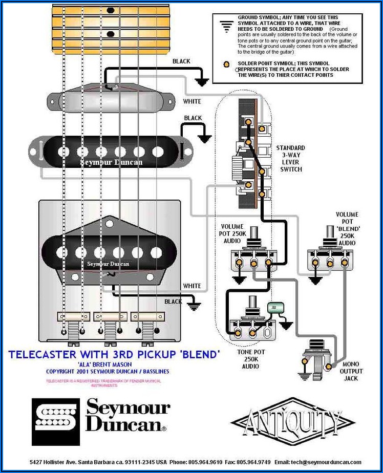 Fender Tele Wiring Diagram