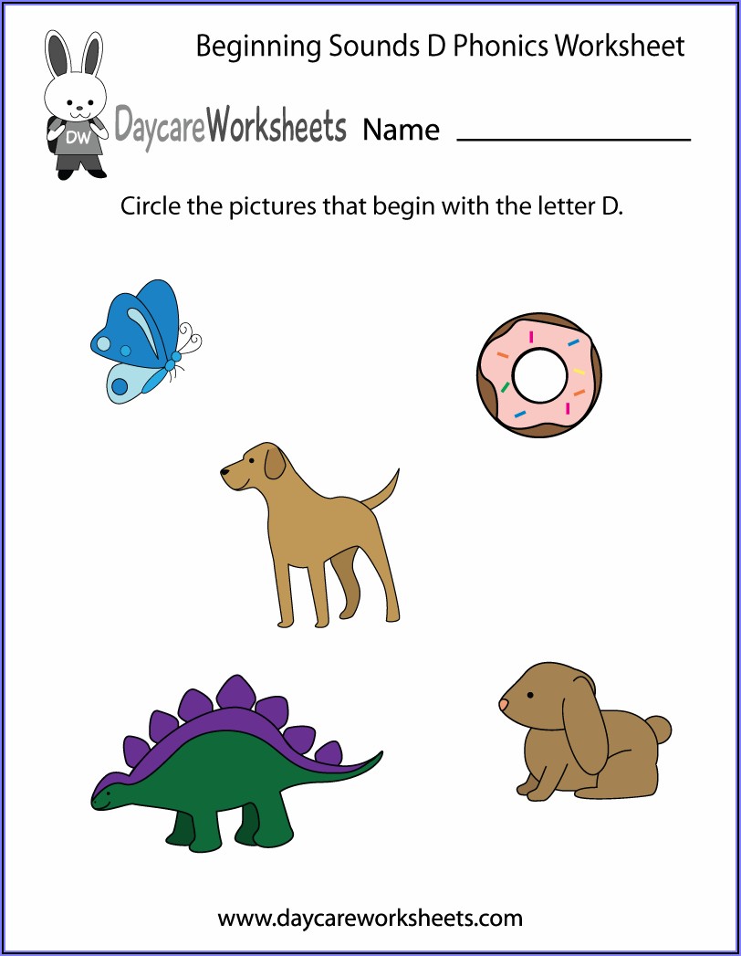 Free Preschool Worksheets Letter D