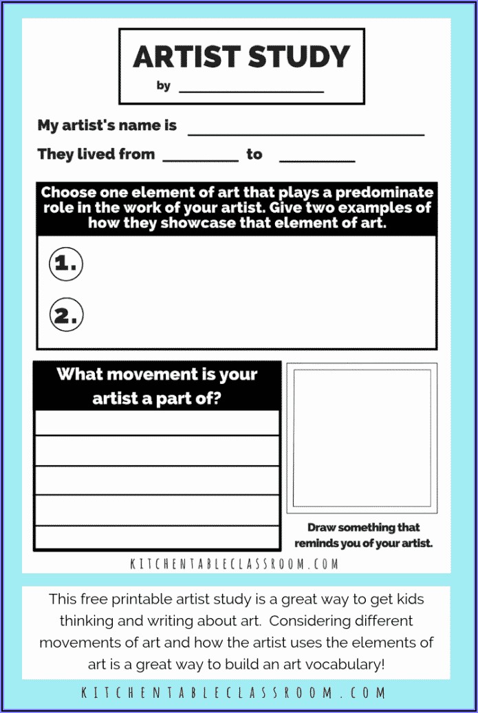 Free Printable Worksheet For Middle School Students