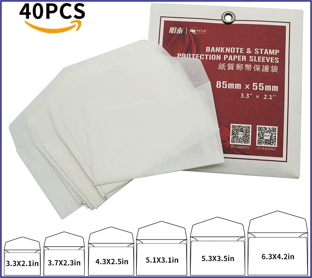 Glassine Envelopes For Stamps