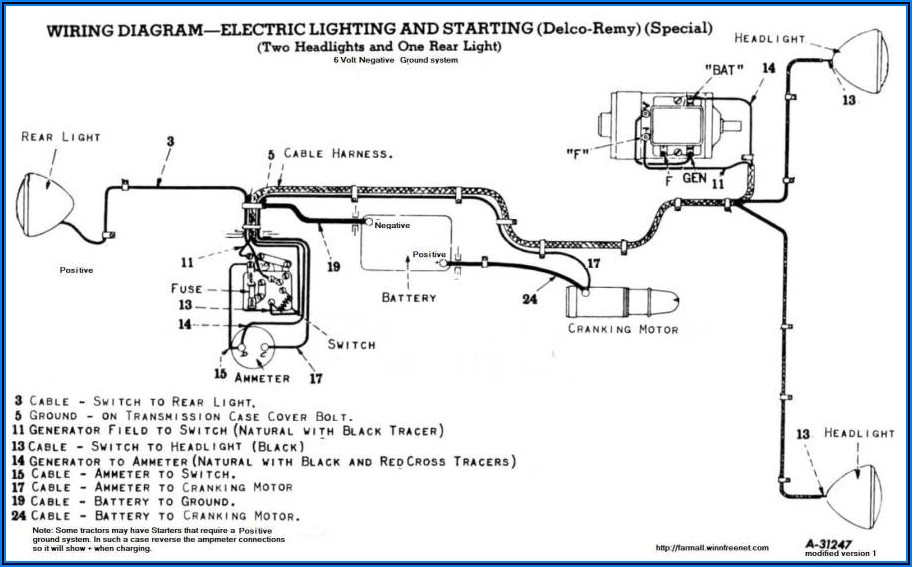 Headlight Wiring Diagram Ford 8n Tractor