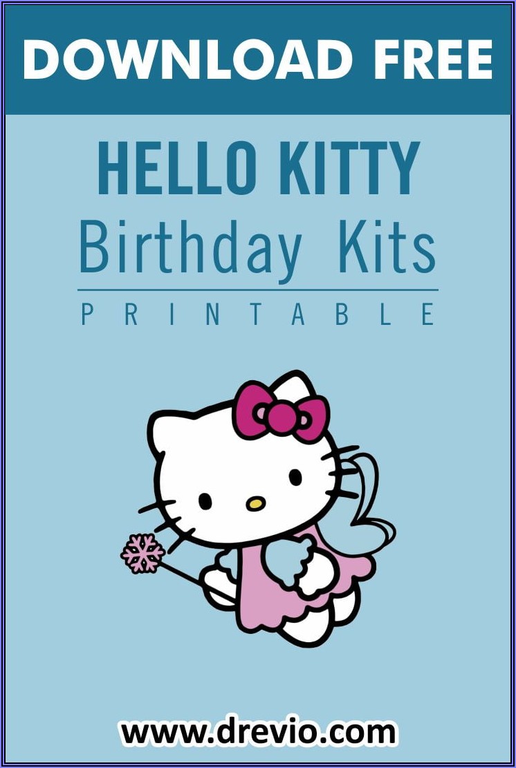 Hello Kitty Invitation Pinterest